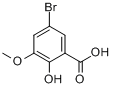 Benzoic acid,5-bromo-2-hydroxy-3-methoxy-