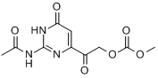 Carbonic acid,2-[2-(acetylamino)-1,6-dihydro-6-oxo-4-pyrimidinyl]-2-oxoethyl methyl ester